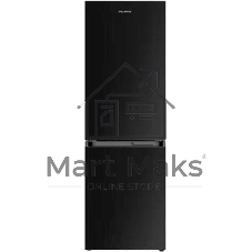 Холодильник Willmark RFN-425NFGB черный двухкамерный 201/80л морозилка снизу, No Frost