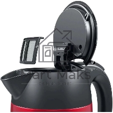 Электрочайник Bosch TWK3P424 красный, 1.7 л, 2400 Вт, скрытый нагревательный элемент