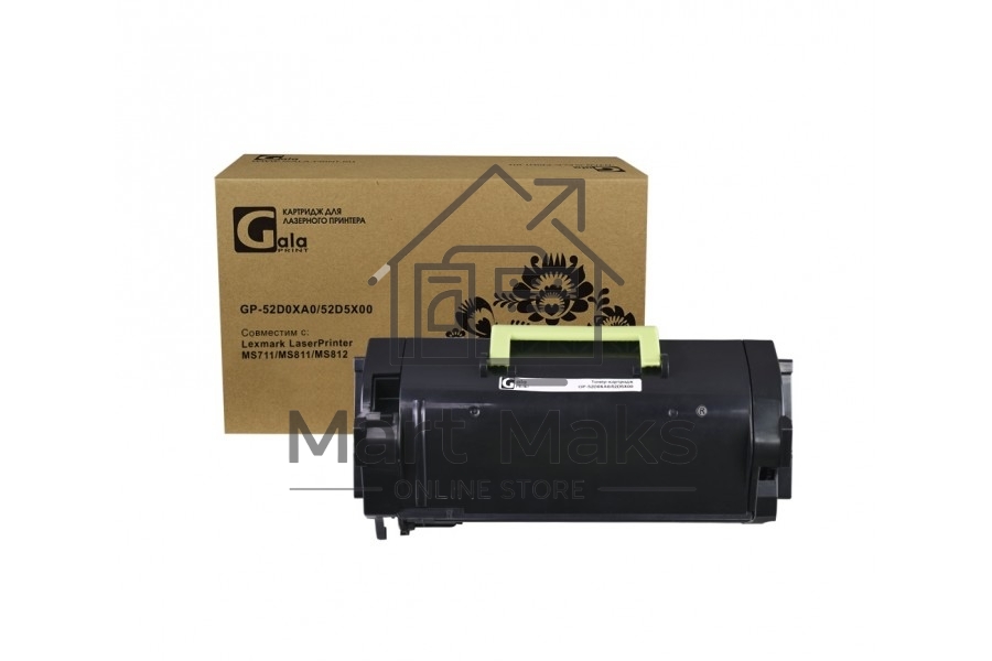 Картридж лазерный GalaPrint GP-52D0XA0/52D5X00 черный (45000 стр.) для Lexmark LaserPrinter MS711/MS811/MS812