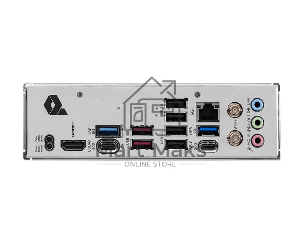 Материнская плата MSI PRO X870-P WIFI, AM5, AMD X870, 4xDDR5, 4xSATA, 3xM.2, 1xPCI-E 5.0 x16, 1xPCI-E 4.0 x16, 2xPCI-E 3.0 x1, 1xHDMI, 1xUSB-C, 1xRJ45 5Gb, 2xUSB-A 3.2 Gen 1, 2xUSB-A 3.2 Gen 2, 4xUSB-A 2.0, 1xUSB-C 3.2 Gen 2x2, 1xUSB4, 3x3.5мм, 7.1, ATX