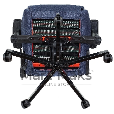 Кресло Knight N1 Fabric синий, ткань, 120 кг, механизм качания