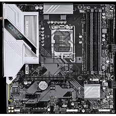 Материнская плата Gigabyte B760M GAMING PLUS WIFI DDR4, LGA1700, Intel B760, 4xDDR4, 4xSATA, 2xM.2, 1xPCIe 4.0 x16, 2xPCIe 3.0 x1, 1xDP, 1xHDMI, 1x1Gb LAN, Wi-Fi 6, Bluetooth 5.3, 3xUSB-A 5Gbps, 6xUSB-A 2.0, 1xUSB-C 5Gbps, 3x3.5 мм, 7.1, mATX