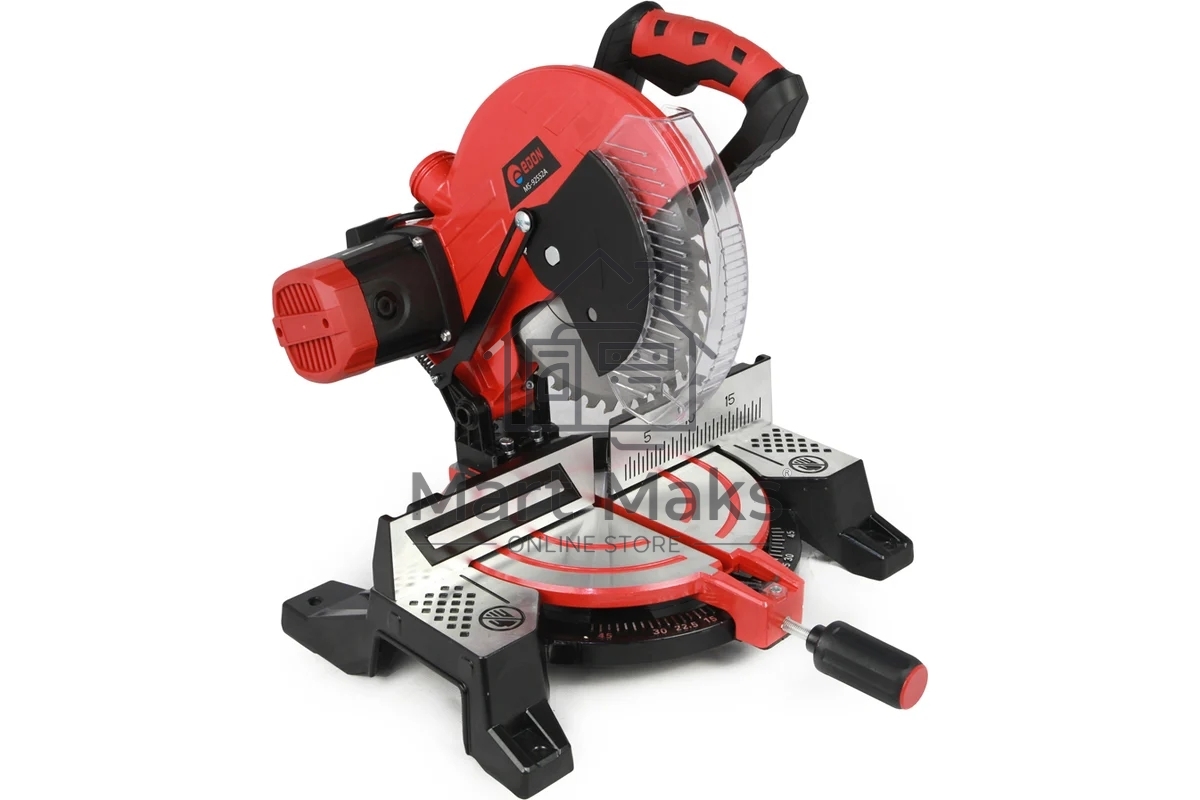 Пила дисковая торцовочная EDON MS-92552A черный/красный 7297