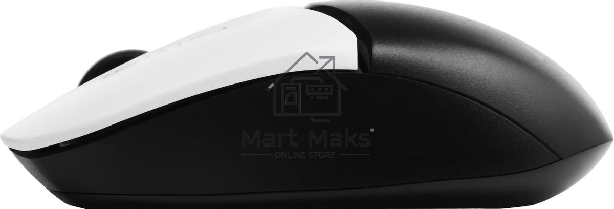 Мышь беспроводная A4Tech Fstyler FB12 белый/черный, 1200 dpi, радиоканал, Bluetooth, USB, кнопки - 3