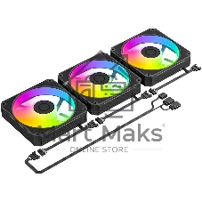 Система водяного охлаждения ID-Cooling SL360 V2 ARGB черный, алюминий/медь, 2500 об/мин, 31 дБ, 4 pin, 350 Вт