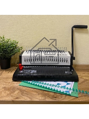 Переплетчик Office Kit B2116 A4/перф.13л.сшив/макс.450л./пластик.пруж. (4.5-45мм)