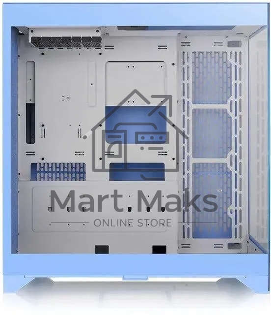 Компьютерный корпус Thermaltake CTE E600MX Hydrangea синий без БП E-ATX 11x120mm 4x140mm 2xUSB3.0 audio bott PSU