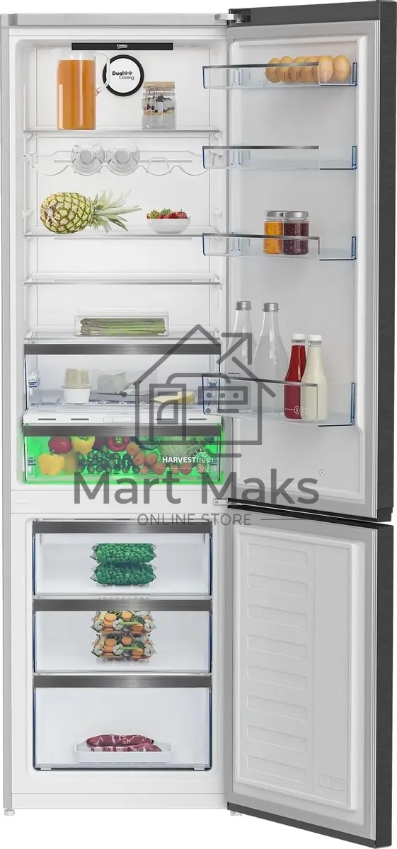 Холодильник Beko B5RCNK403ZXBR антрацит двухкамерный 257/100 л морозилка снизу, No Frost