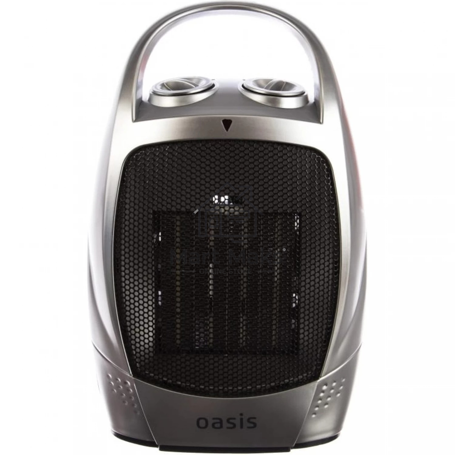 Тепловентилятор Oasis KS-15 серый, 1500 Вт, 20 м2