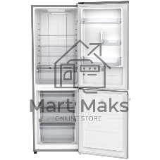 Холодильник Willmark RFN-425NFGB черный двухкамерный 201/80л морозилка снизу, No Frost