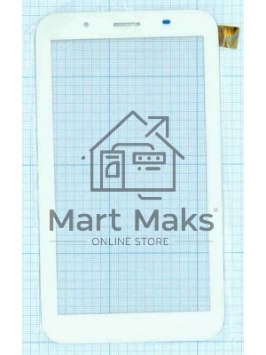 Сенсорное стекло (тачскрин) PG70086B1_FPC. белое