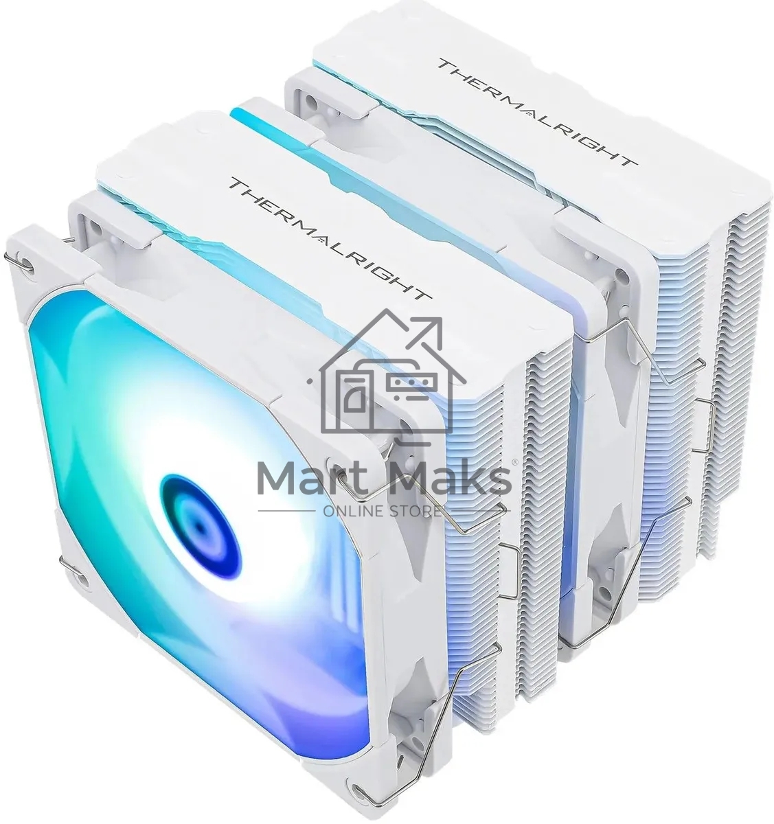 Устройство охлаждения(кулер) Thermalright Peerless Assassin 120 White ARGB Soc-AM5/AM4/1151/1200/2066/2011/1700 белый 4-pin 25.6dB Al+Cu 750gr Ret (PA120-WH-ARGB)