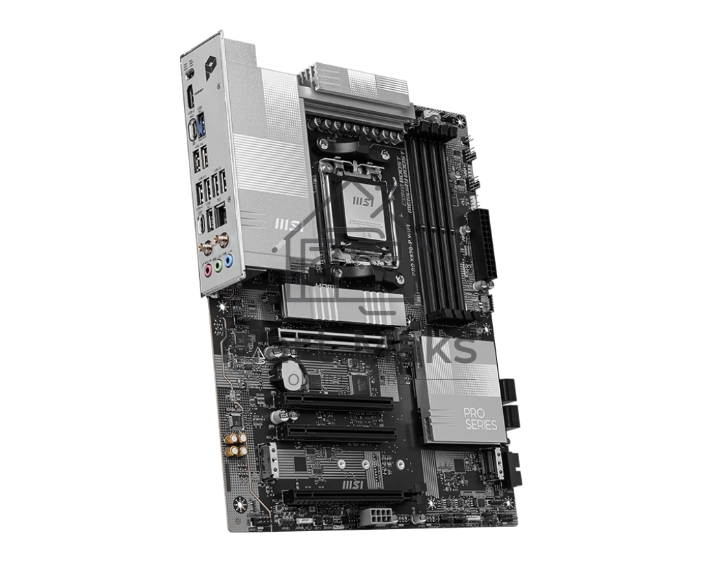 Материнская плата MSI PRO X870-P WIFI, AM5, AMD X870, 4xDDR5, 4xSATA, 3xM.2, 1xPCI-E 5.0 x16, 1xPCI-E 4.0 x16, 2xPCI-E 3.0 x1, 1xHDMI, 1xUSB-C, 1xRJ45 5Gb, 2xUSB-A 3.2 Gen 1, 2xUSB-A 3.2 Gen 2, 4xUSB-A 2.0, 1xUSB-C 3.2 Gen 2x2, 1xUSB4, 3x3.5мм, 7.1, ATX