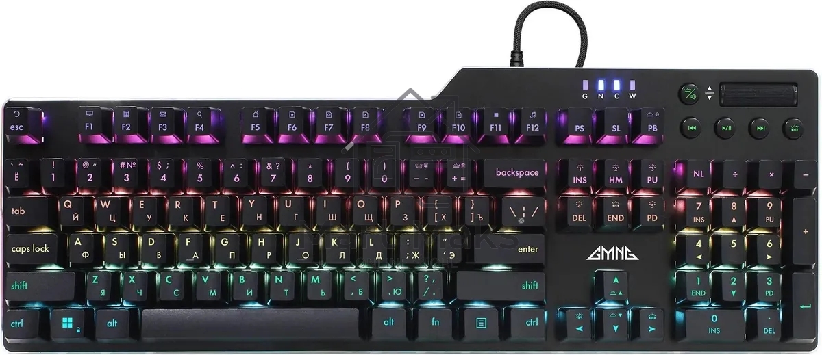 Клавиатура GMNG GG-KB765XP (1901096) проводная, USB, черный