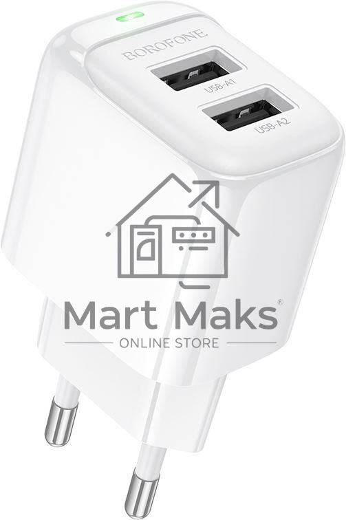 Сетевое зарядное устройство BOROFONE (6941991113741) BAS41A 2USB 2.0A