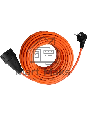 Силовой удлинитель Defender Ext2G-01-50 6А, 50м, без заземления 1