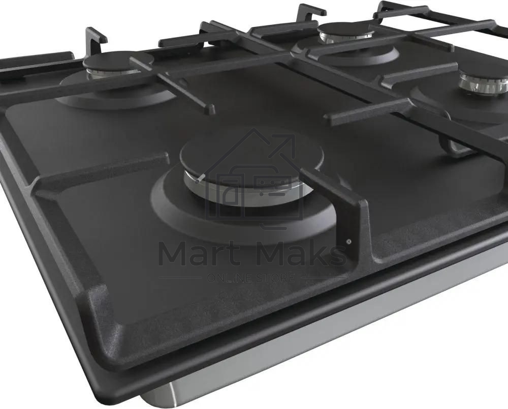 Газовая варочная панель Gorenje G641EXB, 4 конфорки, металл, черный