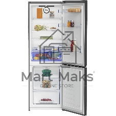 Холодильник Beko B3RCNK365HXBR антрацит двухкамерный 368л морозилка снизу, No Frost