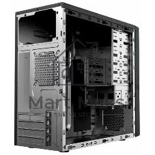 Корпус Powerman ES555BK-450W Black, Mini-Tower, чёрный, БП 450 Вт