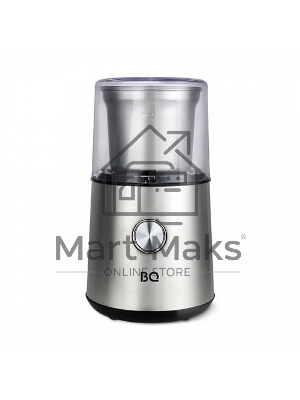 Кофемолка BQ CG1003, 200 Вт, 85 г максимальная загрузка, стальной/черный