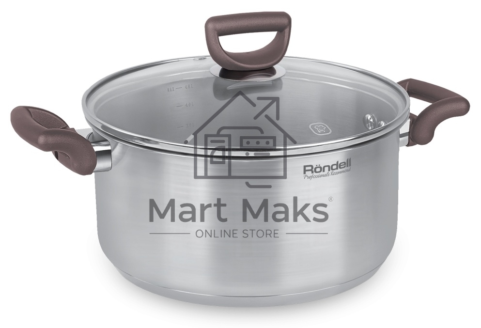 Кастрюля Rondell RDS-1323 Fest с/кр 24 см 4,8 л