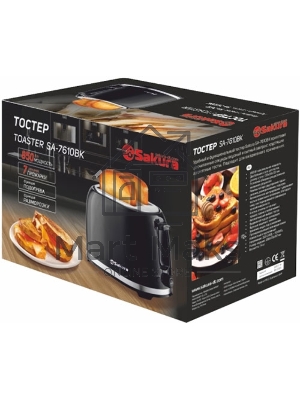 Тостер Sakura SA-7610BK 850Вт черный