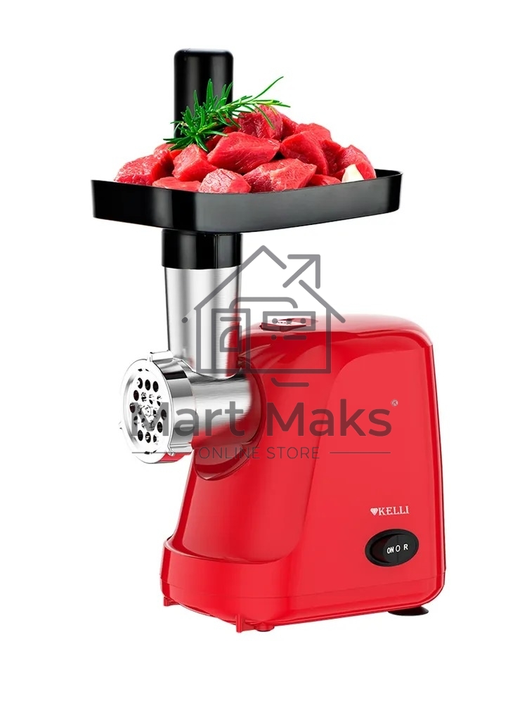 Мясорубка электрическая KELLI KL-5007 красный