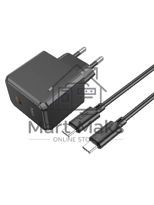Сетевое зарядное устройство HOCO (6942007603843) CS13Aaa 1Type-C PD 20W, черный