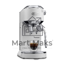 Кофеварка рожковая DeLonghi EC890.WI белый, молотый, 1,1 л, 1450 Вт, 15 бар