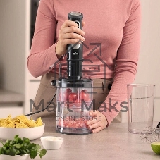 Блендер погружной Braun MQ55254MBK черный, 1000 Вт, 25 скоростей, турбо