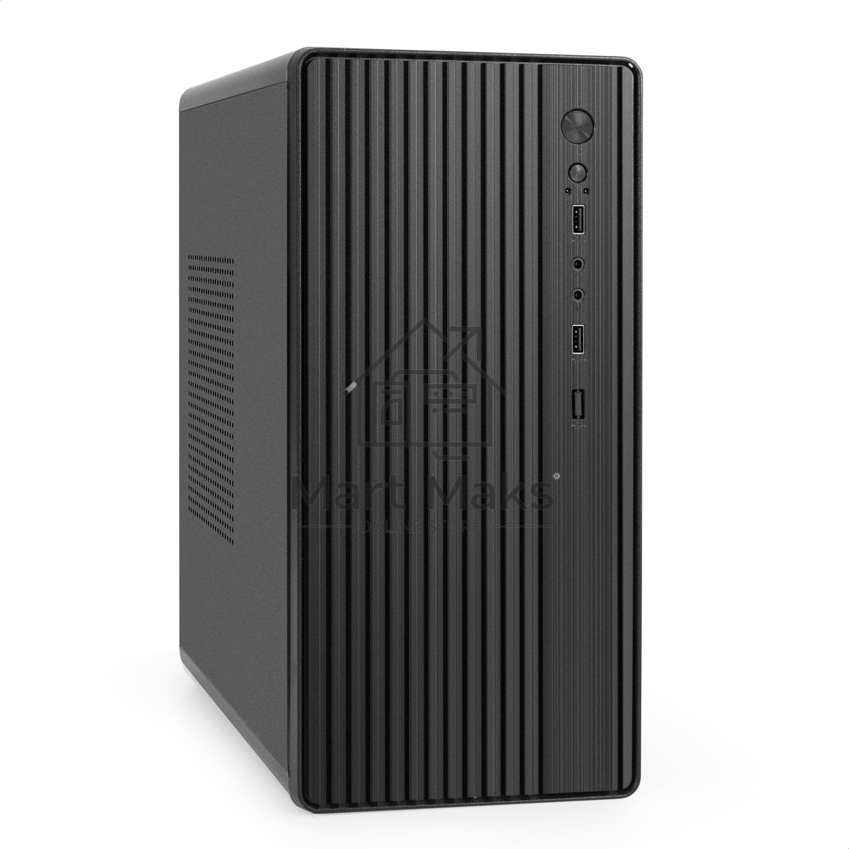 Корпус ExeGate BAA-503, Mini-Tower, чёрный, 1 x 80/90 мм