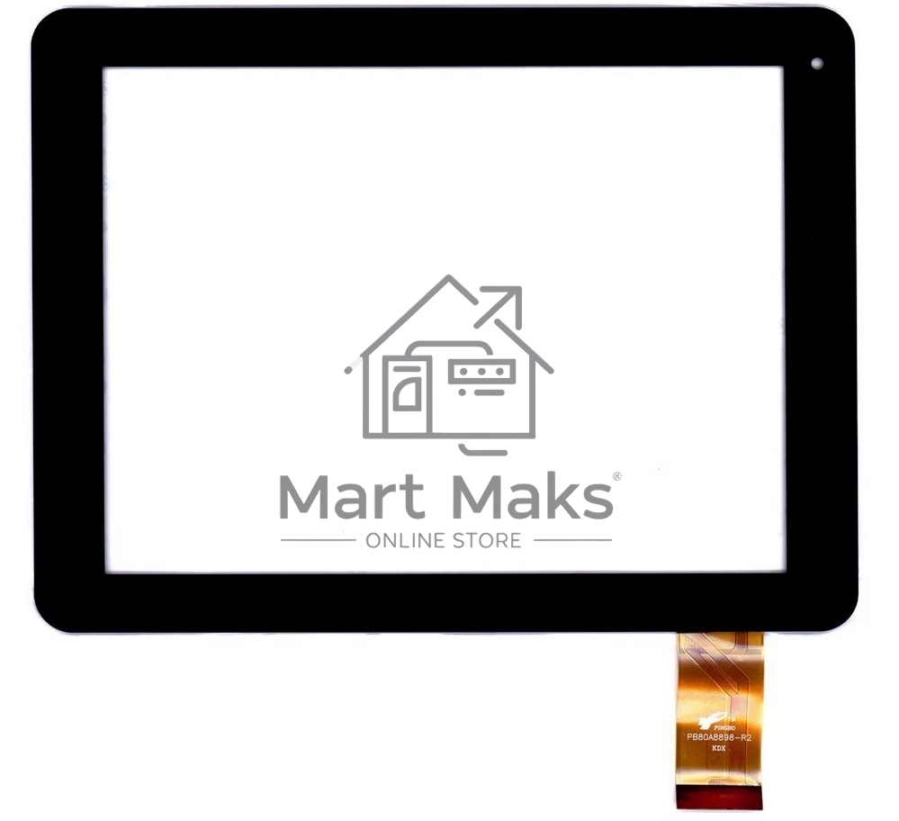 Сенсорное стекло (тачскрин) PINGBO PB80A8898-R1 R2. черное