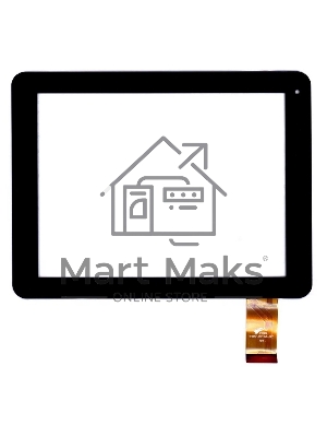 Сенсорное стекло (тачскрин) PINGBO PB80A8898-R1 R2. черное