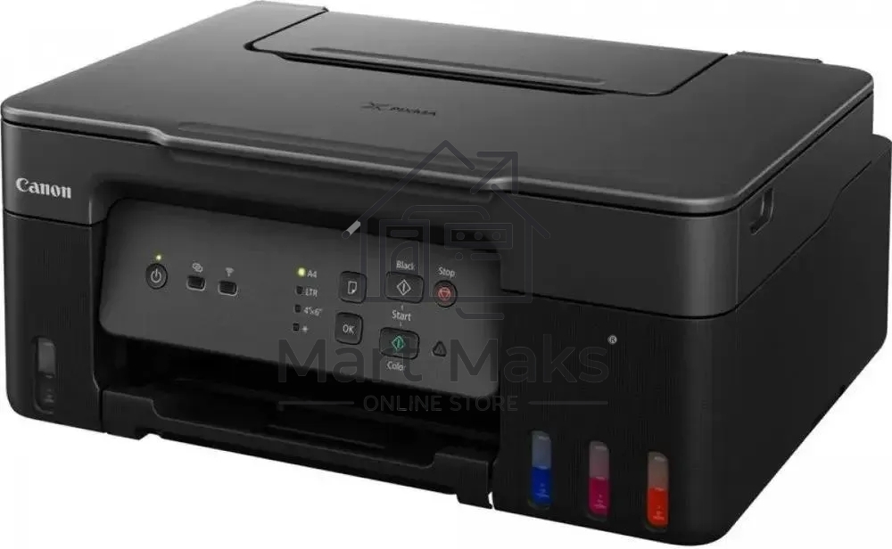 МФУ струйный Canon PIXMA G3430 (5989C009), A4, цветное, печ. 11 стр/мин. (ч/б) 6 стр/мин. (цвет), скан. до 3.16 стр/мин., 4800 x 1200 dpi (печать) 600x1200dpi (скан.), USB, Wi-Fi, Air Print, Mopria