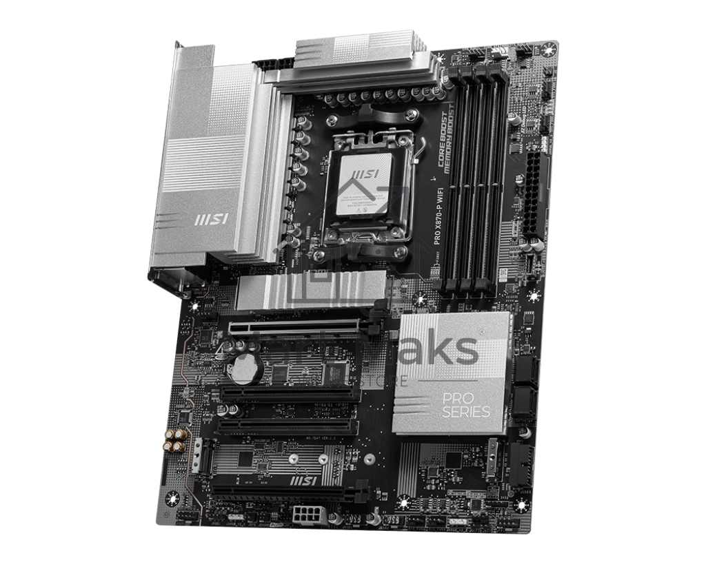 Материнская плата MSI PRO X870-P WIFI, AM5, AMD X870, 4xDDR5, 4xSATA, 3xM.2, 1xPCI-E 5.0 x16, 1xPCI-E 4.0 x16, 2xPCI-E 3.0 x1, 1xHDMI, 1xUSB-C, 1xRJ45 5Gb, 2xUSB-A 3.2 Gen 1, 2xUSB-A 3.2 Gen 2, 4xUSB-A 2.0, 1xUSB-C 3.2 Gen 2x2, 1xUSB4, 3x3.5мм, 7.1, ATX