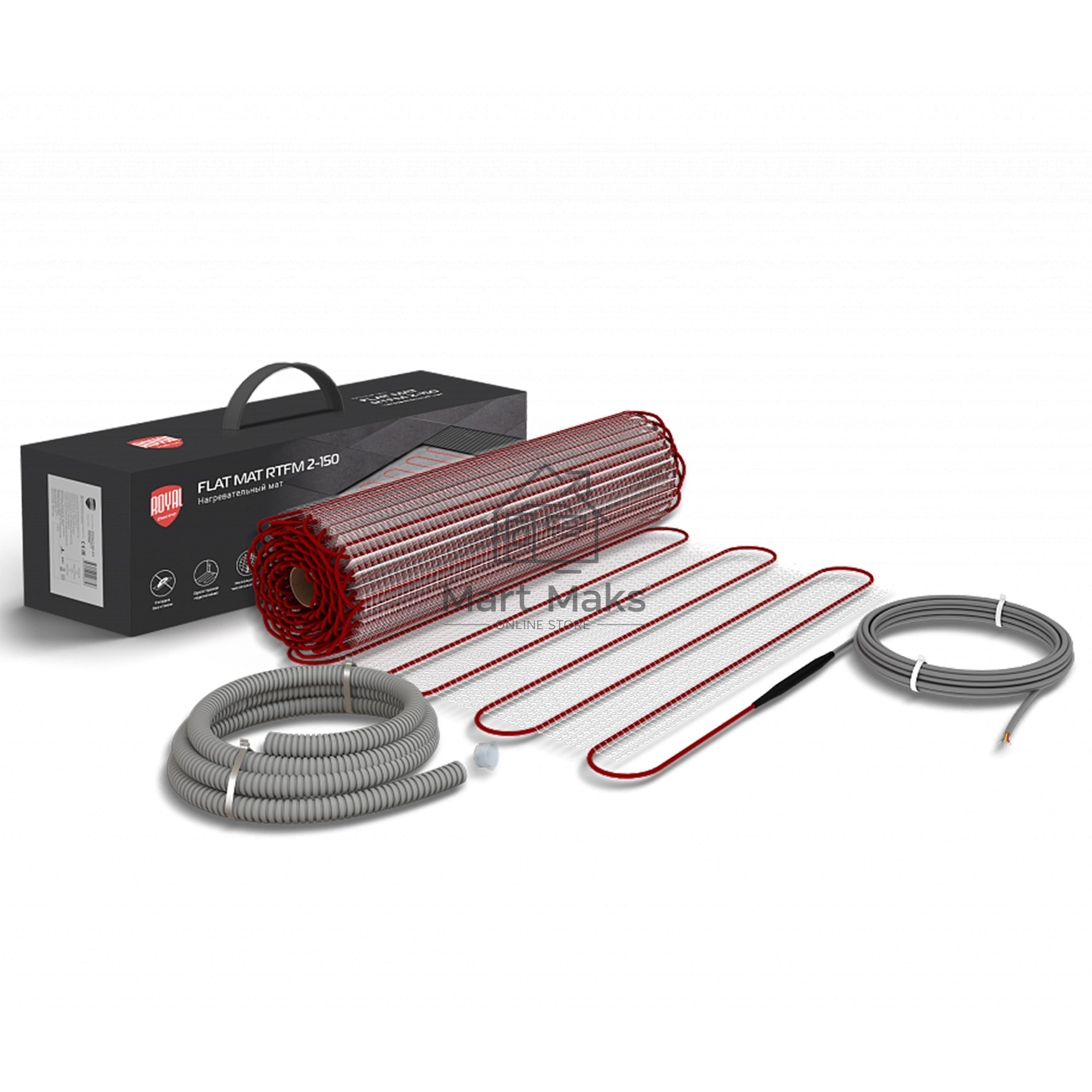 Мат нагревательный Royal Thermo Flat Mat RTFM 2-150-7 (комплект с терморегулятором RTS-16)