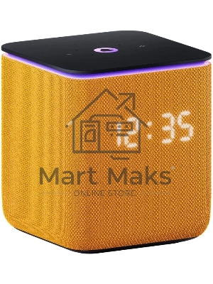 Умная колонка Яндекс Станция Миди, ZigBee, 24Вт, с голосовым ассистентом Алиса на YaGPT, оранжевый