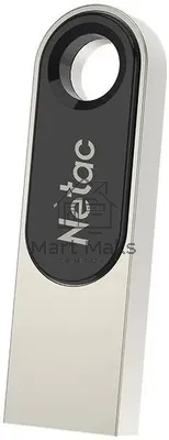 Флешка USB Netac U278 (NT03U278N-128G-32PN), 128Gb, USB 3.0, R/W 110/45, серебристый/черный