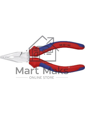 Плоскогубцы KNIPEX KN-0825145 145 мм, инстр. сталь, пластик рукоятки