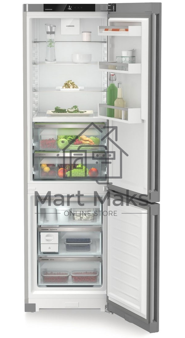 Холодильник Liebherr CBNsfc 57vi-22 001 серебристый двухкамерный 255/94л морозилка снизу