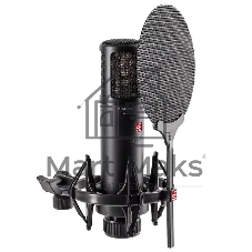 Микрофон конденсаторный sE Electronics SE 2300 20 Гц - 20 кГц, кардиоида, восьмерка, всенаправленная, комплектация: металлический поп-фильтр, держатель типа паук, резьбовой переходник на микрофонную стойку Микрофон конденсаторный sE Electronics SE 2300 20 Гц - 20 кГц, кардиоида, восьмерка, всенаправленная, комплектация: металлический поп-фильтр, держатель типа паук, резьбовой переходник на микрофонную стойку
