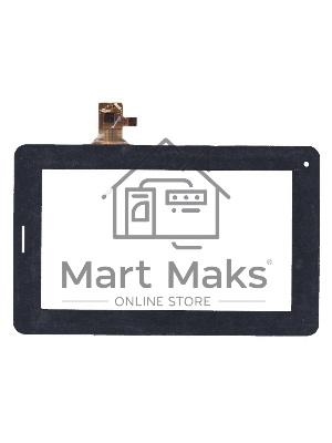 Сенсорное стекло (тачскрин) FM704201TE, черное