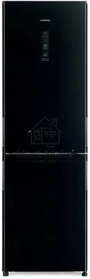 Холодильник Hitachi R-BG410PUC6X GBK черный двухкамерный 215/105л морозилка снизу, No Frost