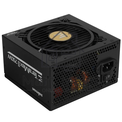 Блок питания Zalman TeraMax II Retail (ZM750-TMX2), 750Вт, PLUS Gold, 120мм, модульный, черный