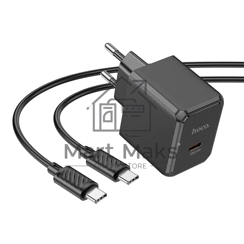Сетевое зарядное устройство HOCO (6942007603843) CS13Aaa 1Type-C PD 20W, черный