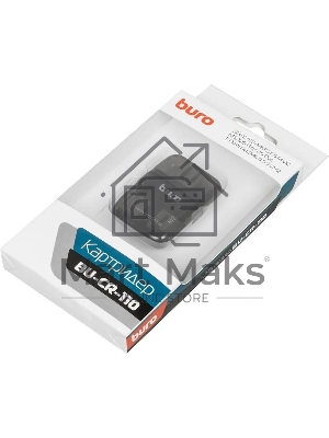 Кард-ридер Buro BU-CR-110 черный/MMC/MS/MS Duo/MS Micro M2/MS Pro/RS-MMC/SD/SDHC/TF/micro-SD/miсro-SDHC/USB 2.0/пластик