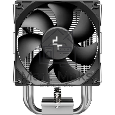 Кулер для процессора Deepcool AG300 G2 Soc-AM5/AM4/1200/1700/1851 серебристый/черный 4-pin 18-31dB Al+Cu 150W 350gr Ret (R-AG300-BKAMMG2)