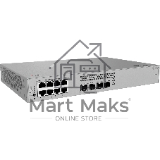 Коммутатор Huawei S310S-8P4JX, 8×1 Гбит/с PoE+ + 2×10 Гбит/с SFP+ + 2×2,5 Гбит/с SFP, управляемый
