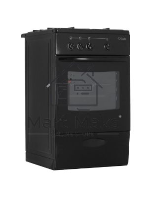 Плита газовая Лысьва ГП 300 МС СТ-2у черный, конфорок 3 шт, духовка 57 л, 50 см x 84 см x 60 см (без крышки)