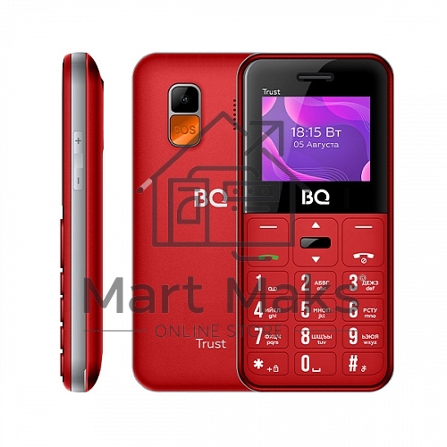 Мобильный телефон BQ 1866 Trust красный MTK6261